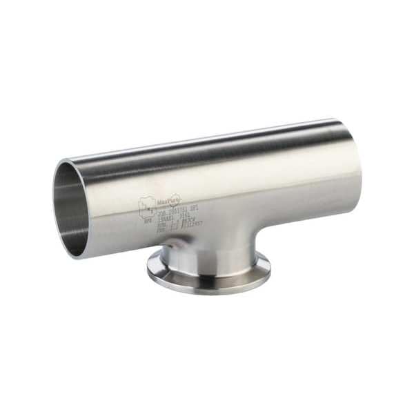 Tee, SS, Orbital Weld 2 in, Clamp 2 in