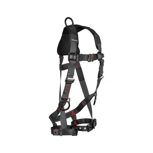 Not Applicable Fall Protection Harness, 2XL/3XL, 425 lb, Quick-Connect Chest/ Tongue Leg Straps