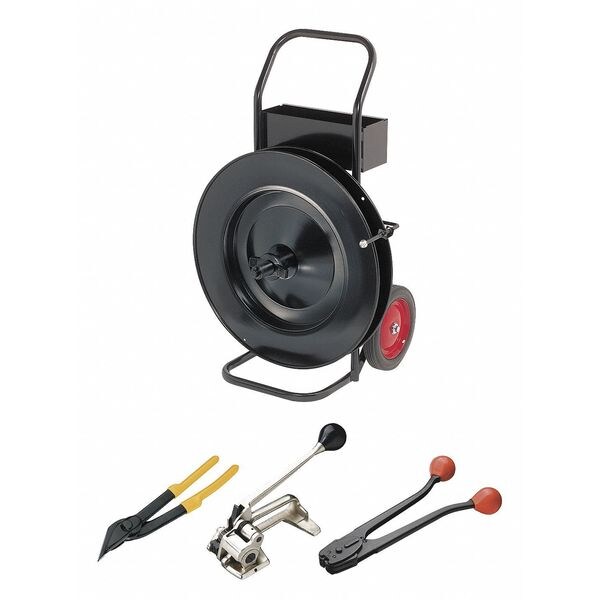 Strapping Tool Kit, 3/4", Flat Surface