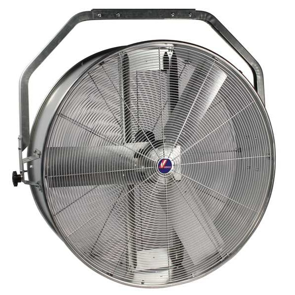 Commercial Drum Fan, Ceiling Mount, 42 in Blade Dia, Non-Oscillating
