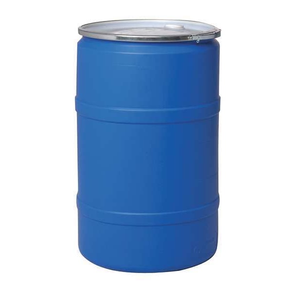 Open Head Transport Drum, Polyethylene, 55 gal, Unlined, Blue