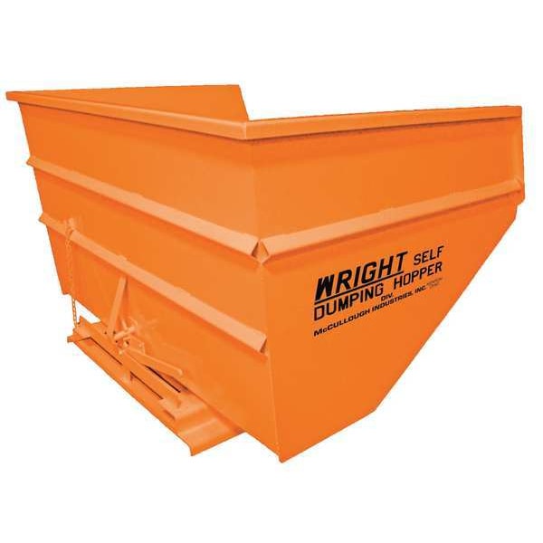 Self Dumping Hopper, 6000 lb., Orange