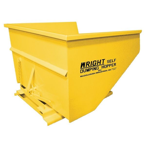 Self Dumping Hopper, 5000 lb., Yellow