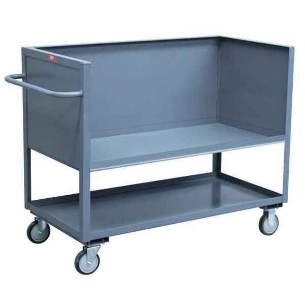Solid Box Truck, 1400 lb Load Capacity, 2 Shelves, 42 in L, 19 in W