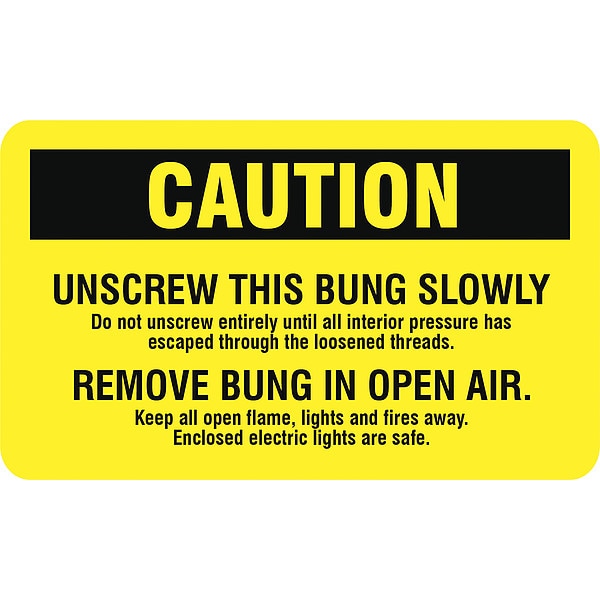 3" x 5", DOT Label, Black on Yellow, HMSL-3503-P500, PK500