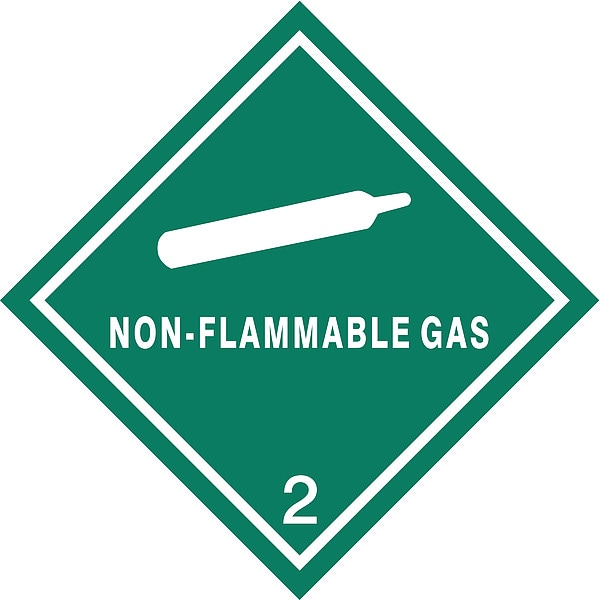 DOT Label, 4 In. W, 4 In. H, PK500
