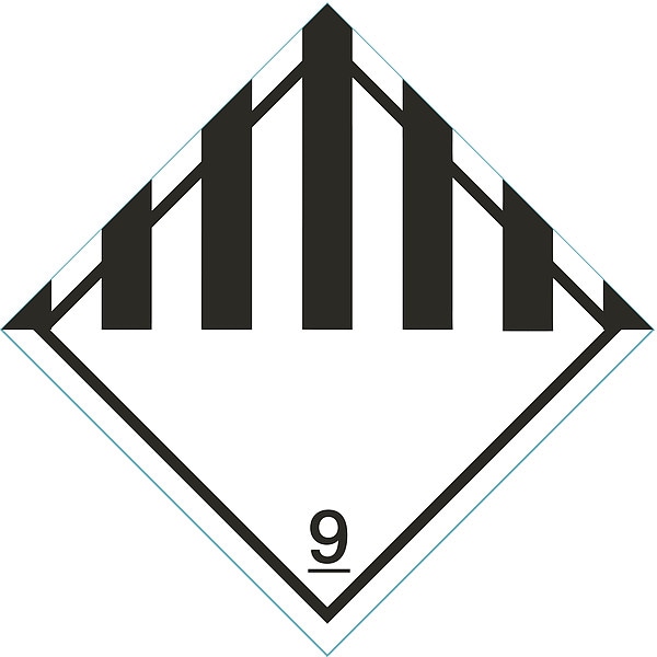DOT Label, 4 In. H, 4 In. W, PK250