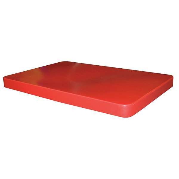 Cube Truck Lid, Red, Fits 10 cu. ft.