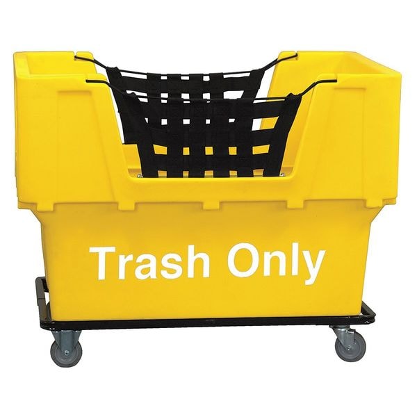 Basket Truck, Trash Only, Webbed, Yellow