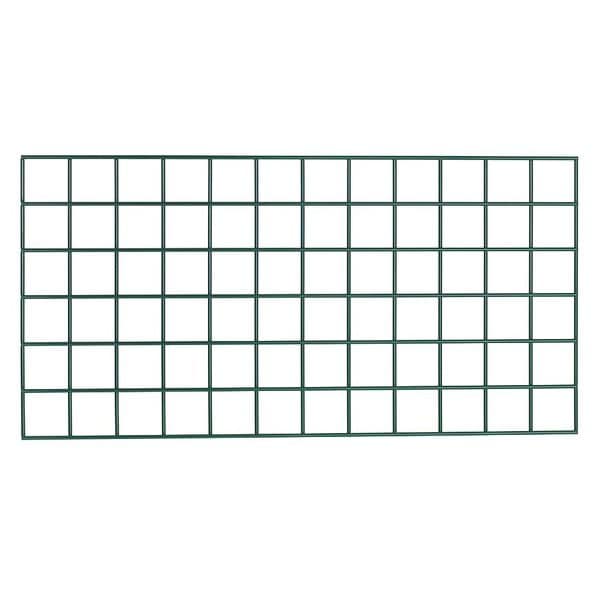Antimicrobial Steel Wire Wall Grid, 24"D x 36"W x H, Green