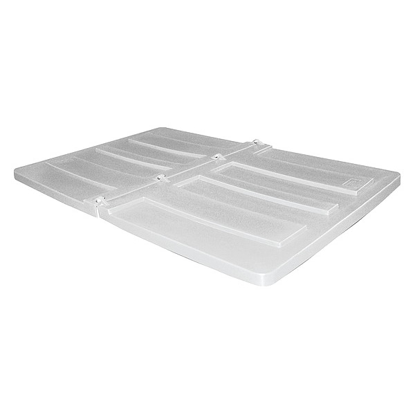 Tilt Truck Lid, White, Fits 59-2/5 cu. ft.