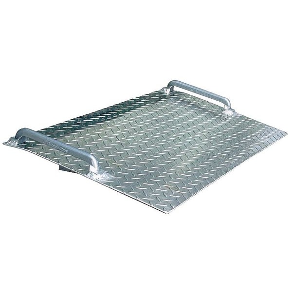 Mini Dockplate, Aluminum, 600 lb, 18 x 30In