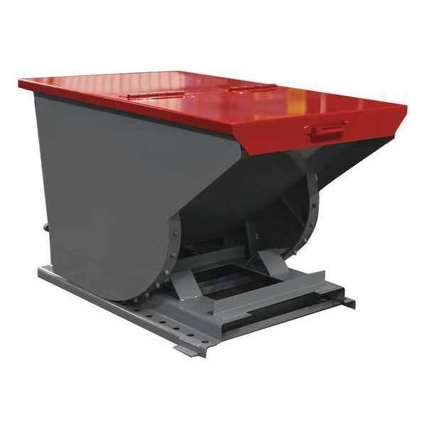 Hopper Lid, Yellow, Fits 1-1/2 cu. yd.