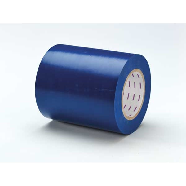Floor Marking Tape, vinyl, No Legend, Blue, 6 in W., 5 mil Thickness