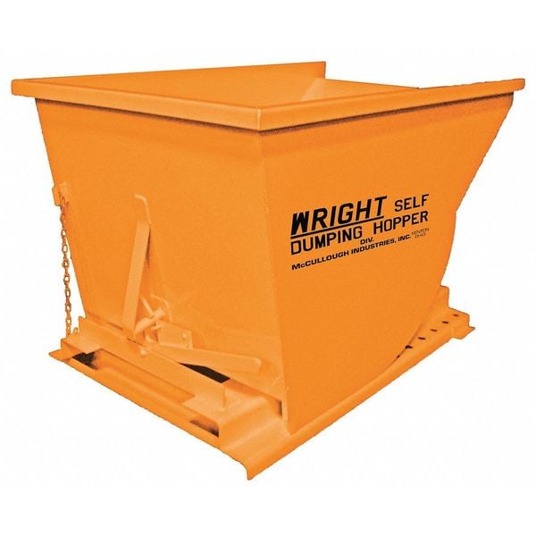 5000 lb. Self Dumping Hopper, Orange