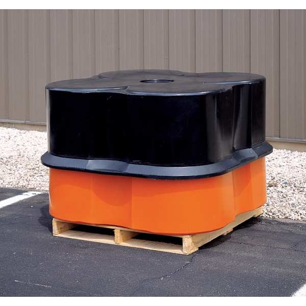 Four Drum Spill Container, Black