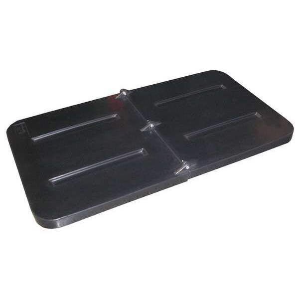Tilt Truck Lid, Black, Fits 1/3 cu. yd.