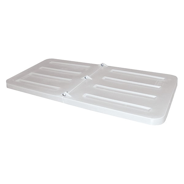 Tilt Truck Lid, White, Fits 1/3 cu. yd.