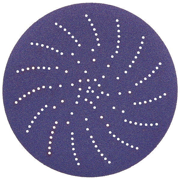 Hook-and-Loop Sanding Disc, Ceramic, 220 Grit, Coated Type, 900DZ