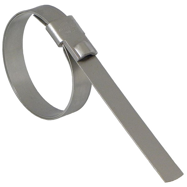 Band Clamp, 3/4"W, Slotted-Lock, PK25