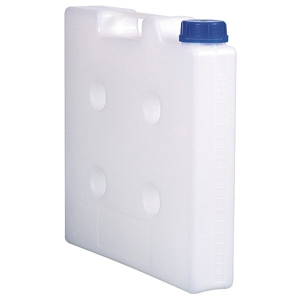 Jerrican Carboy, 5 L Capacity - mL, 1.32 gal Capacity - oz, Tamper Evident Closure, Polypropylene