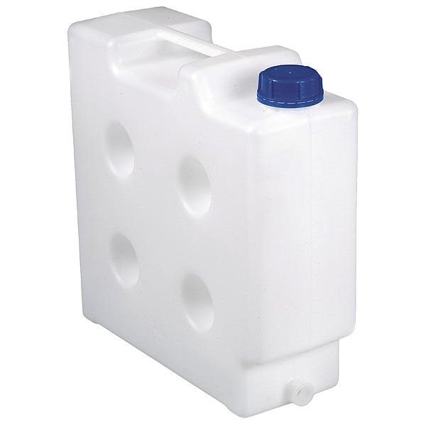 Jerrican Carboy, 10 L Capacity - mL, 2.64 gal Capacity - oz, Tamper Evident Closure, Polypropylene