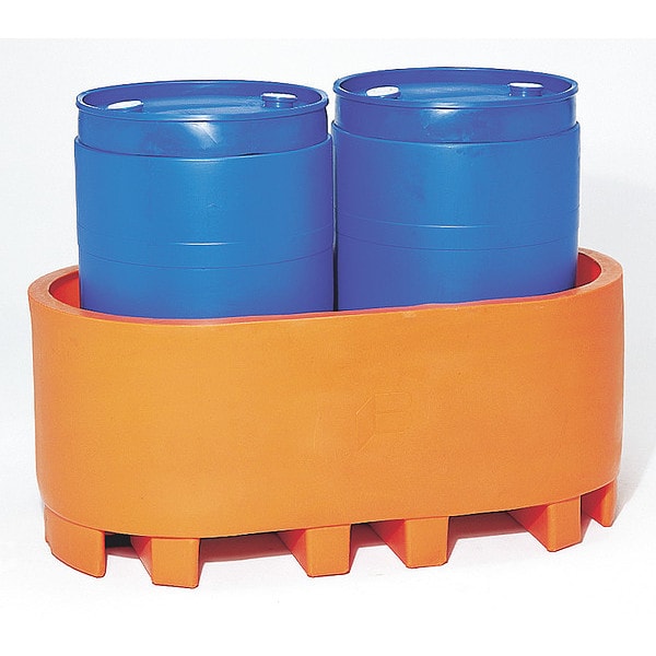 Two Drum Spill Container, Orange