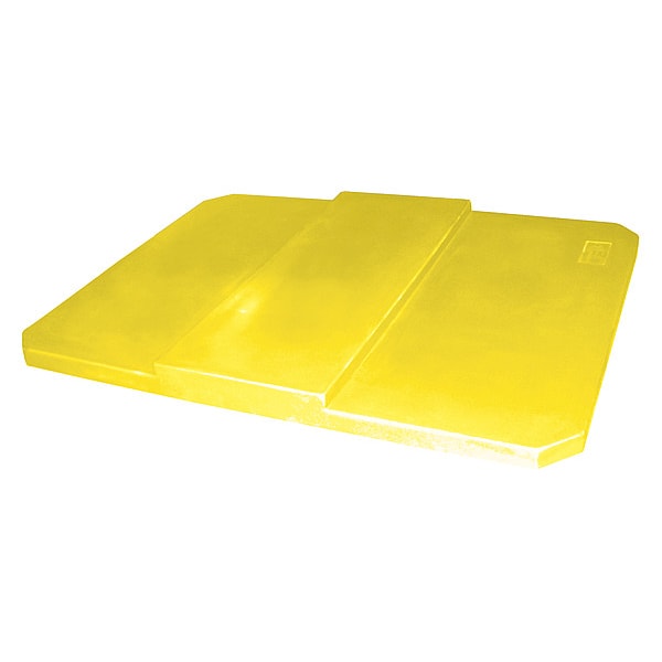Cube Truck Lid, Yellow, Fits 20 cu. ft.