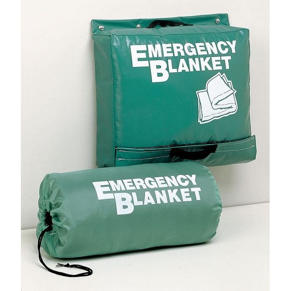 Emergency Blanket, Gray, 70 In. x 82 In.