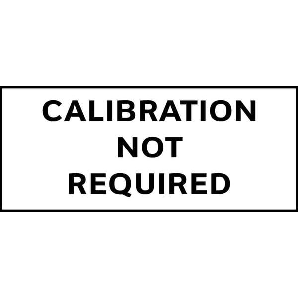 Calibration Label, English, 5/8in H, PK350, TCSL2-21005