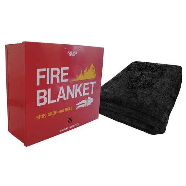 Fire Blanket, 5.2 ft W, 7 ft L, Gray