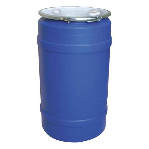 Open Head Transport Drum, Polyethylene, 30 gal, Unlined, Blue
