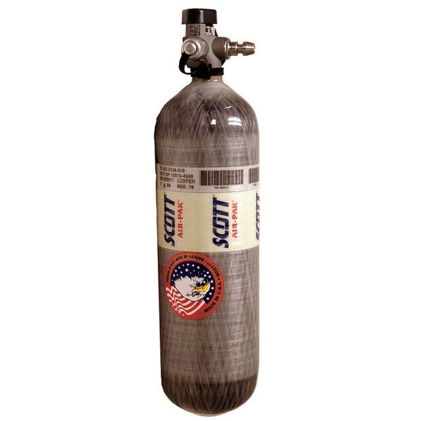 SCBA Cylinder, 2216 psi, Carbon Wrapped