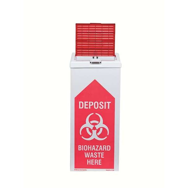 Biohazard Burn Box, 27 In. H, PK6
