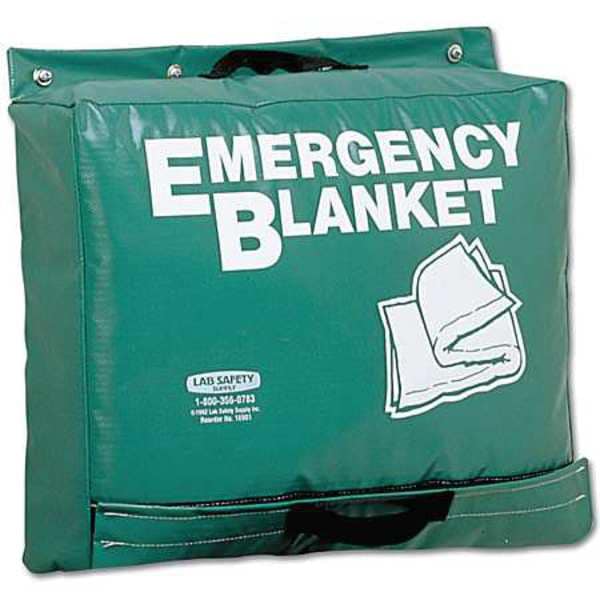 Emergency Blanket, Green, 70 In. x 82 In.