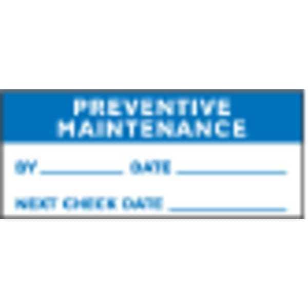 Inspection Label, ENG, Maintenance, PK350, TC-39528