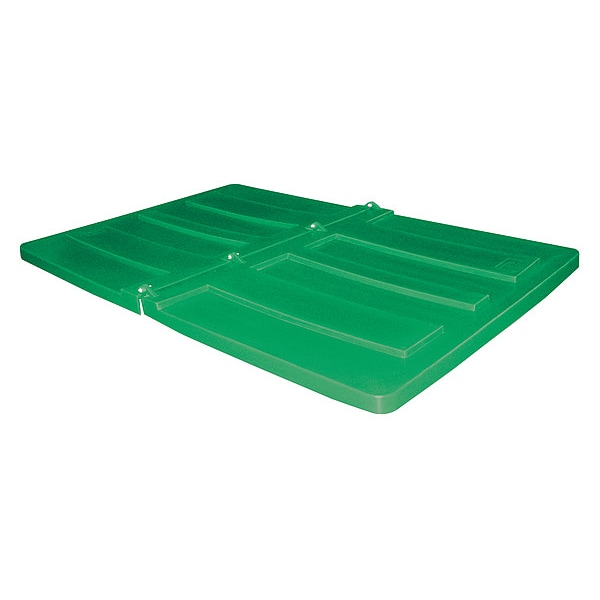 Tilt Truck Lid, Green, Fits 59-2/5 cu. ft.