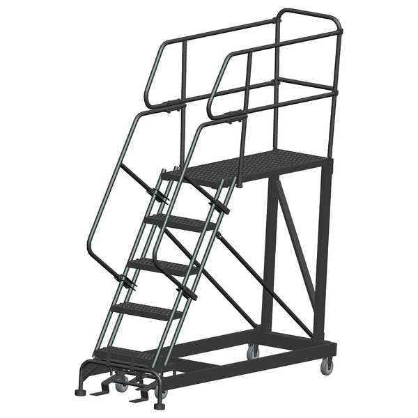 Roll Work Platform, Steel, Single, 50 In.H