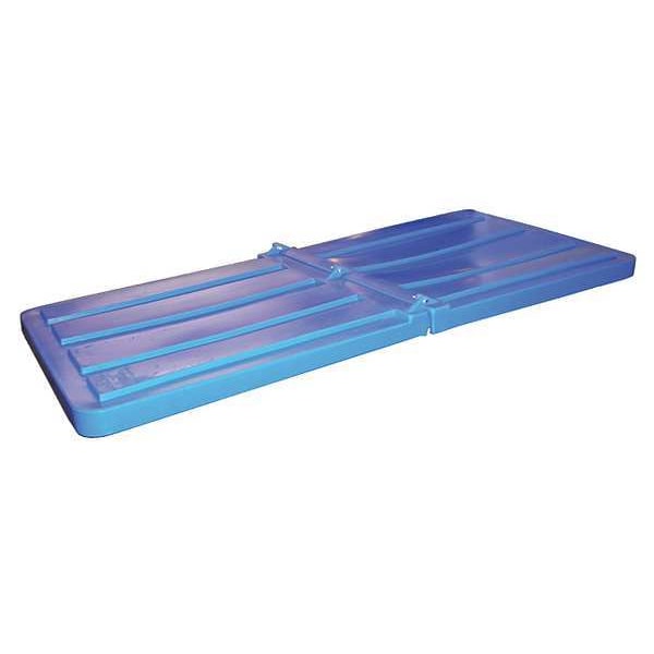 Tilt Truck Lid, Blue, Fits 1/3 cu. yd.