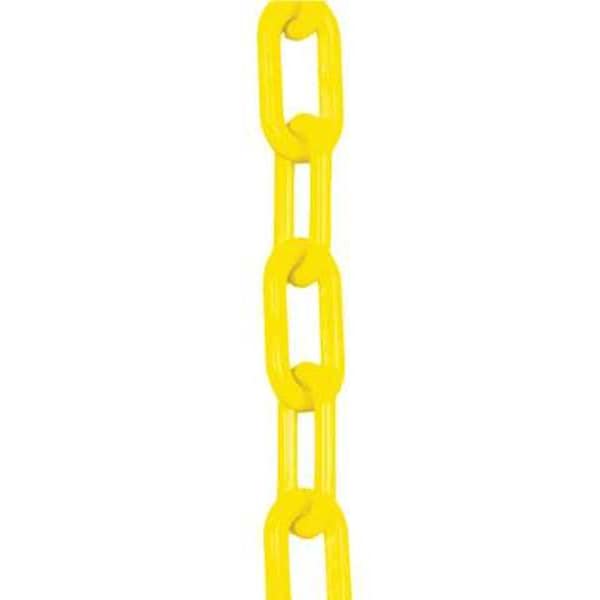 Plastic Chain, Yellow, 300 ft Length, Gloss