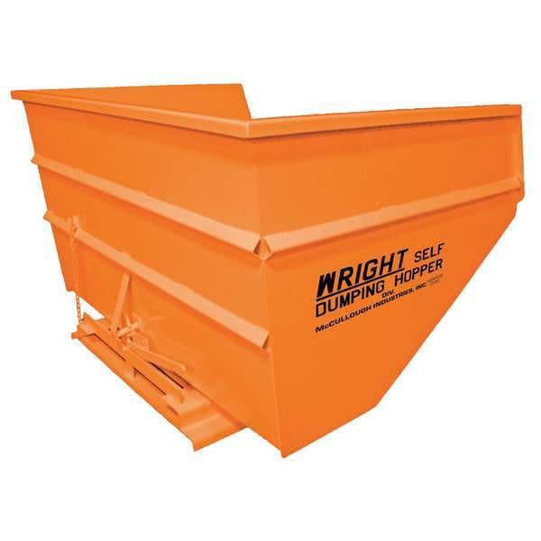 Self Dumping Hopper, 6000 lb., Orange