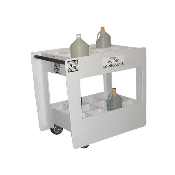 Chemical Transfer Cart, 100 lb, 24 Bottle