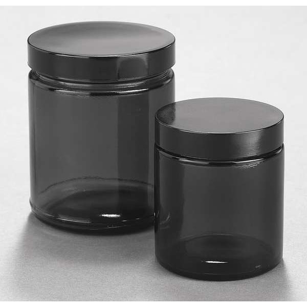 Straight-Sided Glass Jar, 8 Oz, PK24