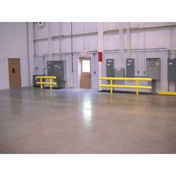 Guard Rail System, Yellow, 42 In. H, Steel