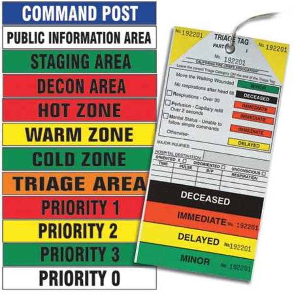 Incident ID Kit, Hazmat, 500 ft x 3 In