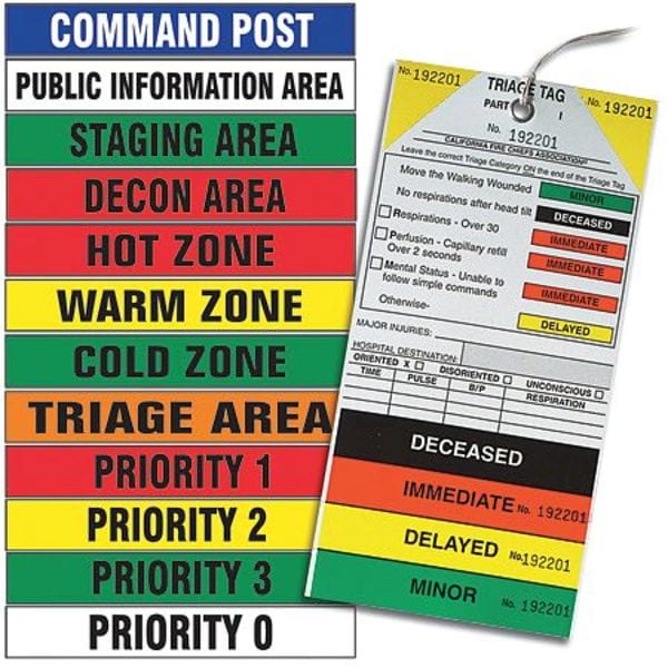 Incident ID Kit, Medical, 500 ft x 3 In