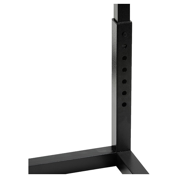 Adj. Single-Sided Sneeze Guard, 60", Blk