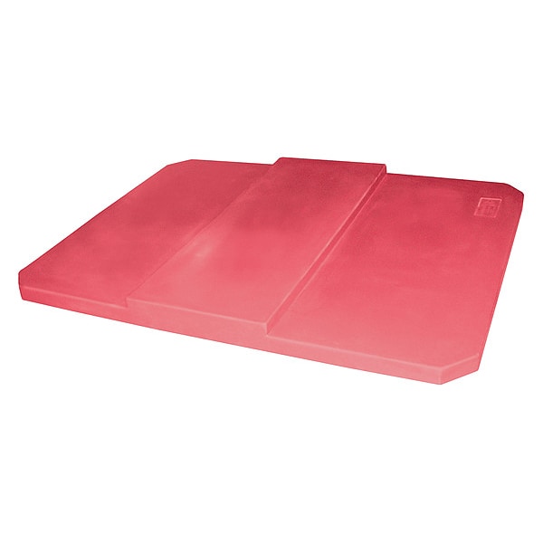 Cube Truck Lid, Red, Fits 12-1/2 cu. ft.