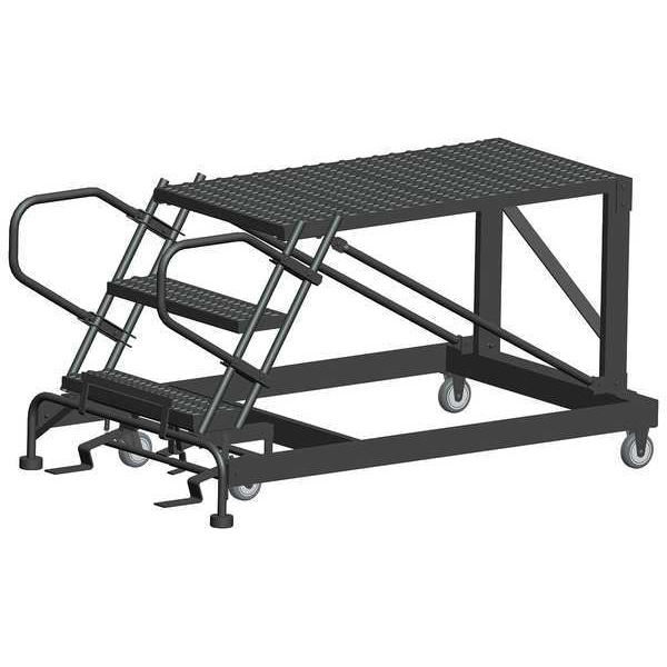Roll Work Platform, Steel, Single, 30 In.H