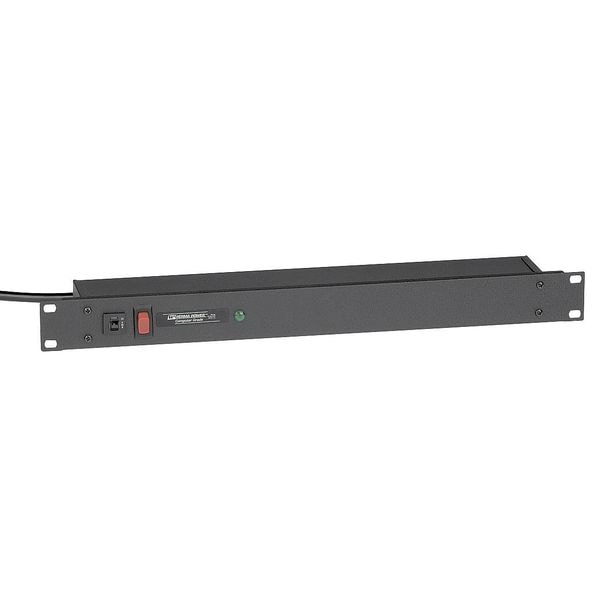 Outlet Tap, Surge, 5-15R, 6 ft., Black